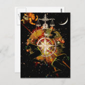 Karma Postkarte (Vorne/Hinten)