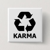 Karma recyceln button (Vorderseite)
