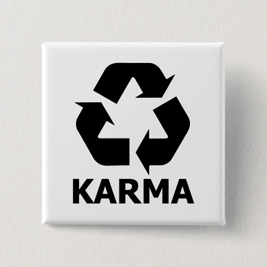 Karma recyceln button (Vorderseite)