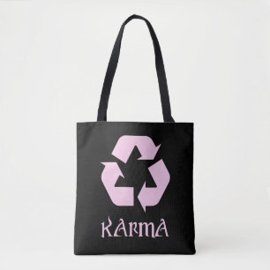 Karma Recycelte, was um sich geht Tasche