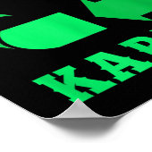 Karma Recycle Klimaschutz P Poster (Ecke)