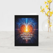 Karma sagt, dass ein freundliches Herz nie unbemer Karte (Gelbe Blume)