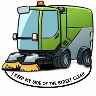 Karma Street Sweeper Fotoskulptur Magnet