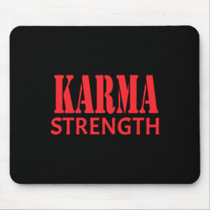 Karma Strength Sticker Mousepad