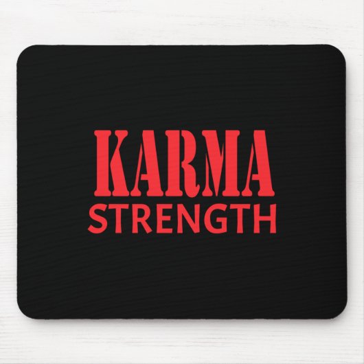 Karma Strength Sticker Mousepad (Vorne)