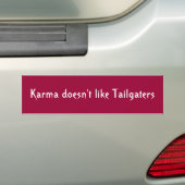 Karma Tailgaters Autoaufkleber (Auf Auto)