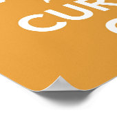 Karma und Curry behalten Poster (Ecke)