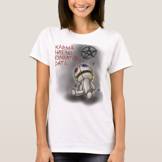 Karma Voodoo Doll T-Shirt (Vorderseite)