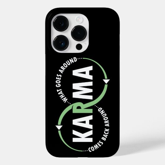 Karma - Was umher geht, kommt zurück (v1) Case-Mate iPhone Hülle (Rückseite)