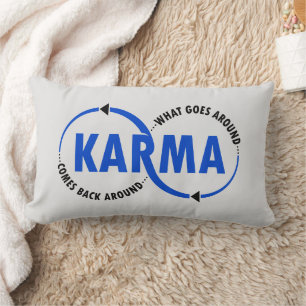 Karma - Was umher geht, kommt zurück (v2) Lendenkissen