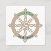 Karma Wheel Poem Pass auf den Karten (Vorderseite)