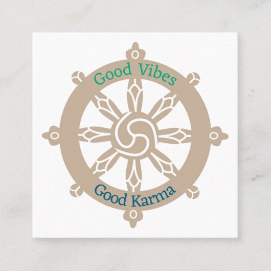 Karma Wheel Poem Pass auf den Karten (Vorderseite)