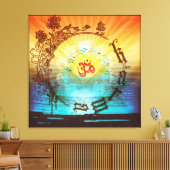 Karma - Wrapped Canvas Leinwanddruck (Insitu (Wohnzimmer))