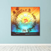 Karma - Wrapped Canvas Leinwanddruck (Insitu (Holzboden))