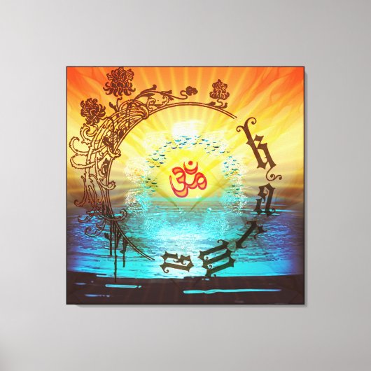 Karma - Wrapped Canvas Leinwanddruck (Vorderseite)