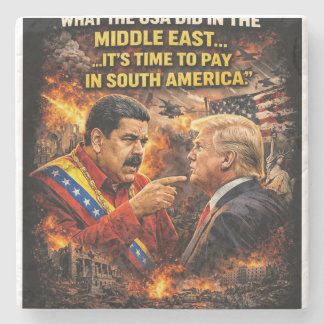 Karma zurück an Maduro Steinuntersetzer