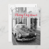 Karmann Ghia Classic Car Feiertagspostkarte (Vorne/Hinten)