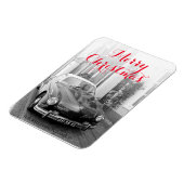 Karmann Ghia Classic Car Merry Christmas Magnet (Linke Seite)