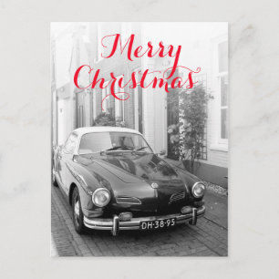 Karmann Ghia Oldtimer-Weihnachten Feiertagspostkarte