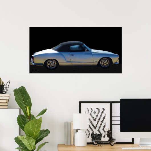 KARMANN GHIA POSTER (Heimbüro)