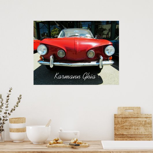 Karmann Ghia Poster (Küche)