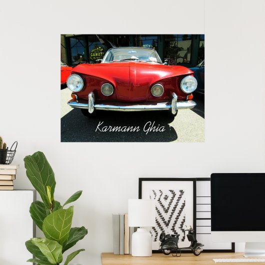 Karmann Ghia Poster (Heimbüro)