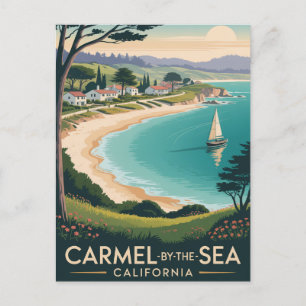 Karmel-by-the-Sea California Postcard Feiertagspostkarte