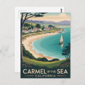 Karmel-by-the-Sea California Postcard Postkarte (Vorne/Hinten)