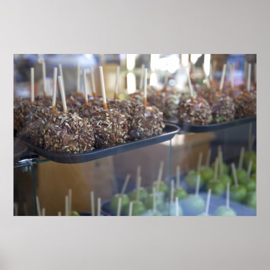 Karmeläpfel, Pioneer Square, Seattle, Poster (Vorne)