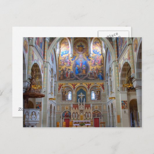 Karmelitenkirche Postkarte (Vorne/Hinten)