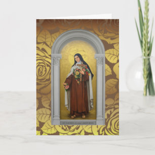 Karmeliternonne St. Therese die kleine Blume Karte
