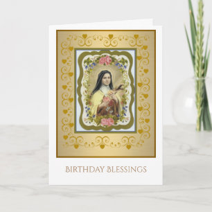 Karmeliternonne St. Therese die kleine Blume Karte