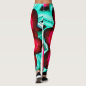 Karmesin-Majestät Leggings (Rückseite)