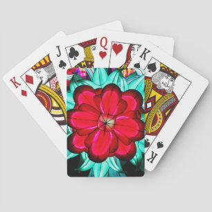 Karmesinroße Majestät Spielkarten