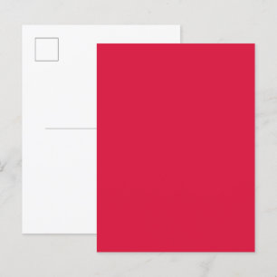 Karmesinrote benutzerdefinierte Postkarten-Einladu Ankündigungspostkarte