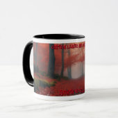 Karmesinrote Blätter fallen… Tasse (Vorderseite Links)