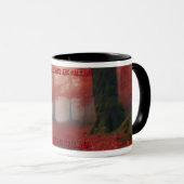 Karmesinrote Blätter fallen… Tasse (VorderseiteRechts)