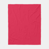 Karmesinrote Fleece-Decke Fleecedecke (Vorderseite)