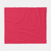 Karmesinrote Fleece-Decke Fleecedecke (Vorderseite (Horizontal))