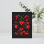Karmesinrote Trinität Postkarte (Stehend Vorderseite)
