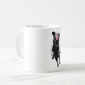 Karmesinroter Fang im Flug Kaffeetasse (Vorderseite Links)