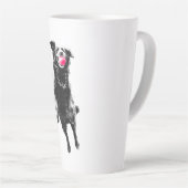 Karmesinroter Fang in der Luft Milchtasse (Rechte Ecke)
