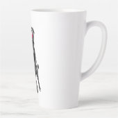 Karmesinroter Fang in der Luft Milchtasse (Rechts)