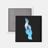 Karmin Klettern für Bergsteiger und Kletterer, Ro Magnet (Vorderseite/Rückseite)