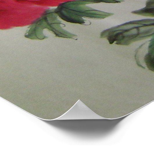 Karminbäuche Poster (Ecke)