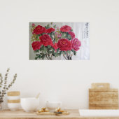 Karminbäuche Poster (Küche)