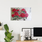 Karminbäuche Poster (Heimbüro)