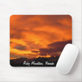 Karminrote Berge, Nevada Mousepad (Mit Mouse)