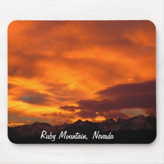 Karminrote Berge, Nevada Mousepad (Vorne)