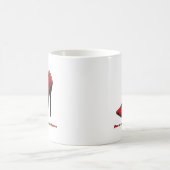 Karminrote Pantoffel Kaffeetasse (Mittel)